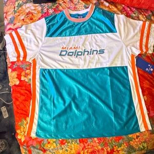 NFL Miami Dolphins Teal and Orange Jersey